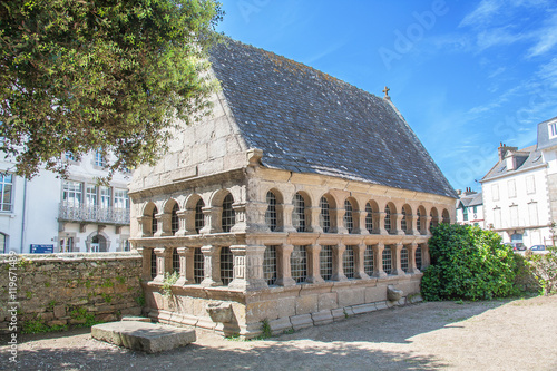 Ossuaire de l'église notre dame de Croaz Batz, Roscoff, Finistère, Bretagne, France photo