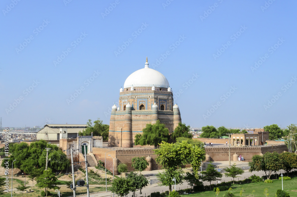 Tomb of Shah Rukn-e-Alam in Multan Pakistan.