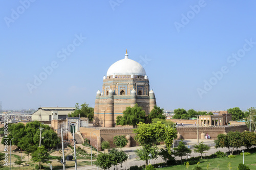 Tomb of Shah Rukn-e-Alam in Multan Pakistan. photo