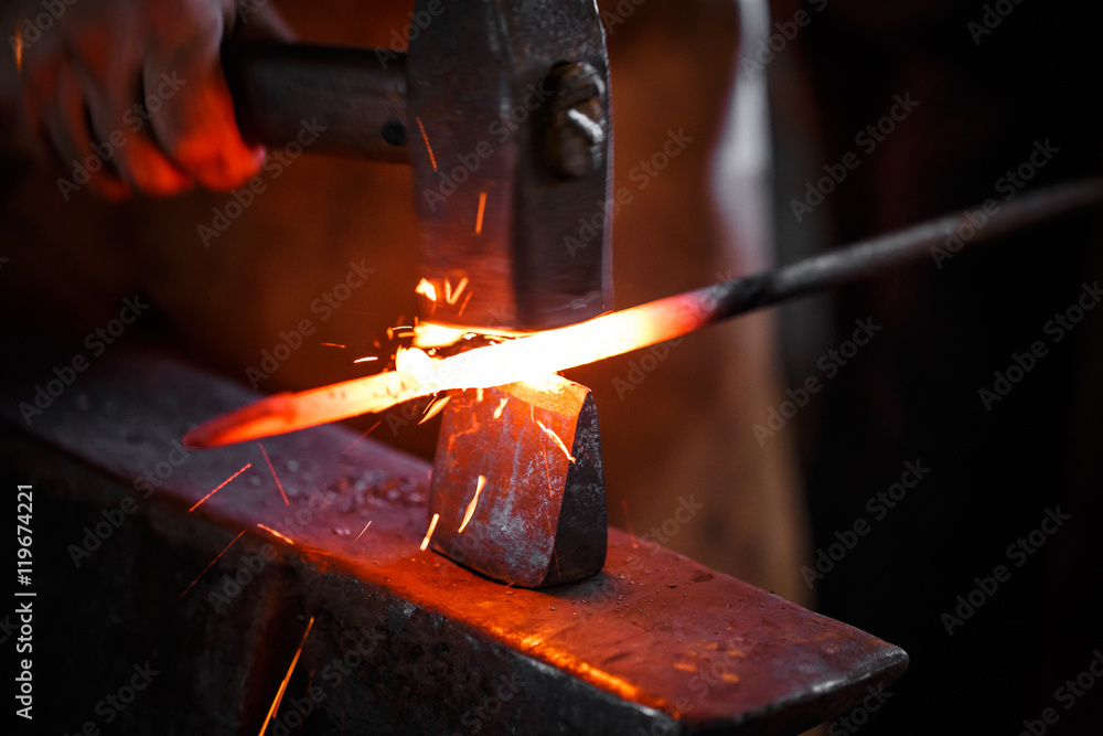 Blacksmith at work Blacksmith at work