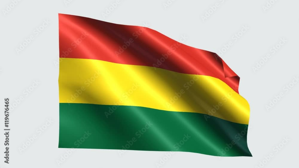 Bolivia flag with transparent background Bolivia flag with transparent background