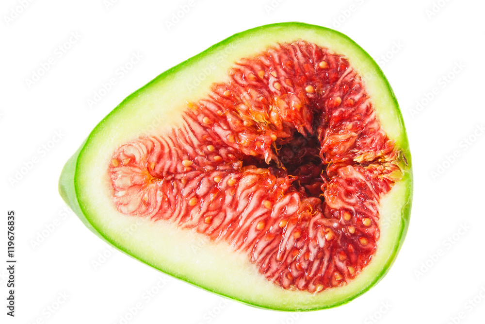 Fresh fig fruit isolated on white background. Fresh fig fruit isolated on white background.