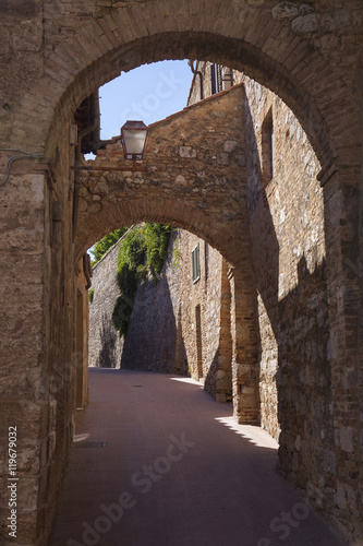 Fototapeta Naklejka Na Ścianę i Meble -  Italia,Toscana,il paese di San Gimignano