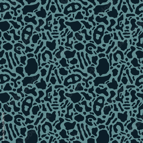 Seamless pattern with organic rounded and stripe shapes, retro d