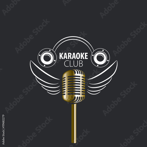 vector logo karaoke