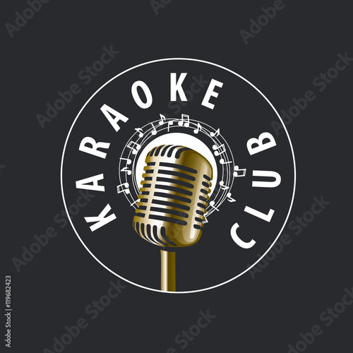 vector logo karaoke