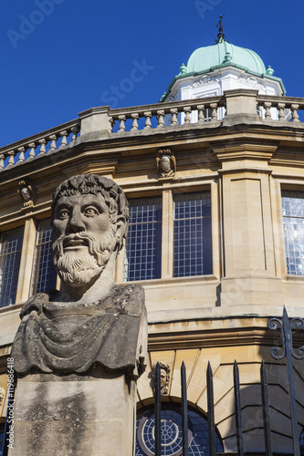 Emperor Head at the Sheldonian Theatre in Oxford photo