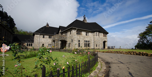 Adisham bungalow is a tourist attraction located on a mountain top in Tangamalai, Haputale, Sri Lanka which is also a monastery run by Benedictine photo