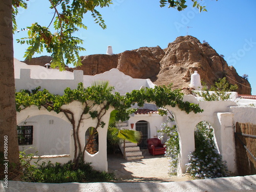 Guadix cave house, Andalusia photo