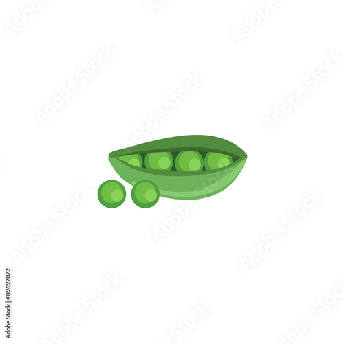 Vector Vegetables - Peas