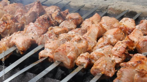 Grilled caucasus barbecue