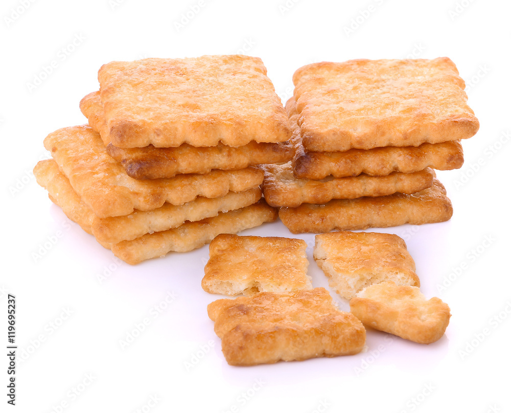 butter biscuits isolated on white butter biscuits isolated on white