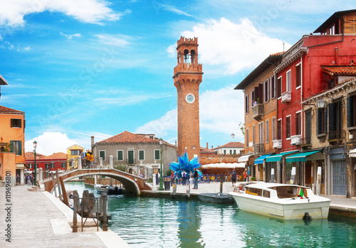 Tela Old town of Murano, Italy