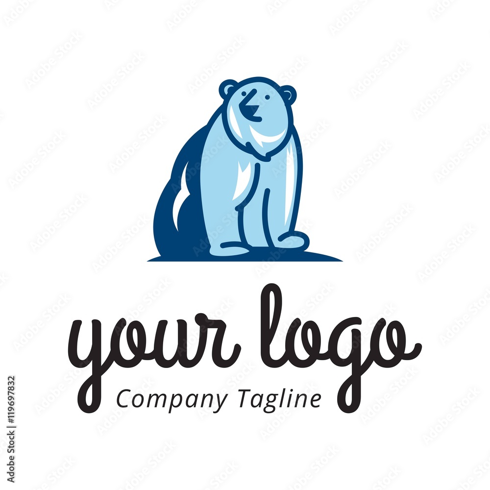 Obraz premium Polar Bear Logo