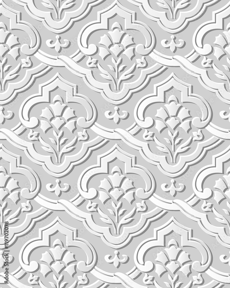 3D paper art 500 oriental curve spiral cross flower 3D paper art 500 oriental curve spiral cross flower