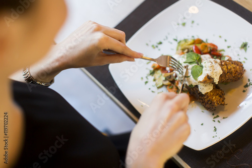 Dinner at restaurant