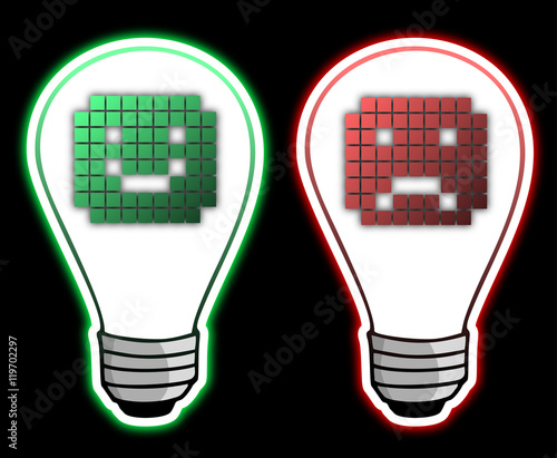 like and dislike symbols