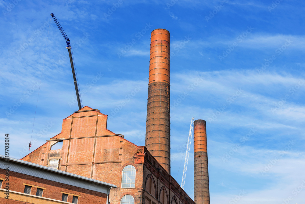 Fototapeta premium Battersea power station isolated