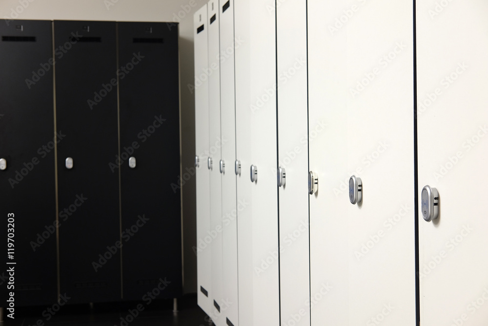 Fototapeta premium Interior of a modern cloakroom