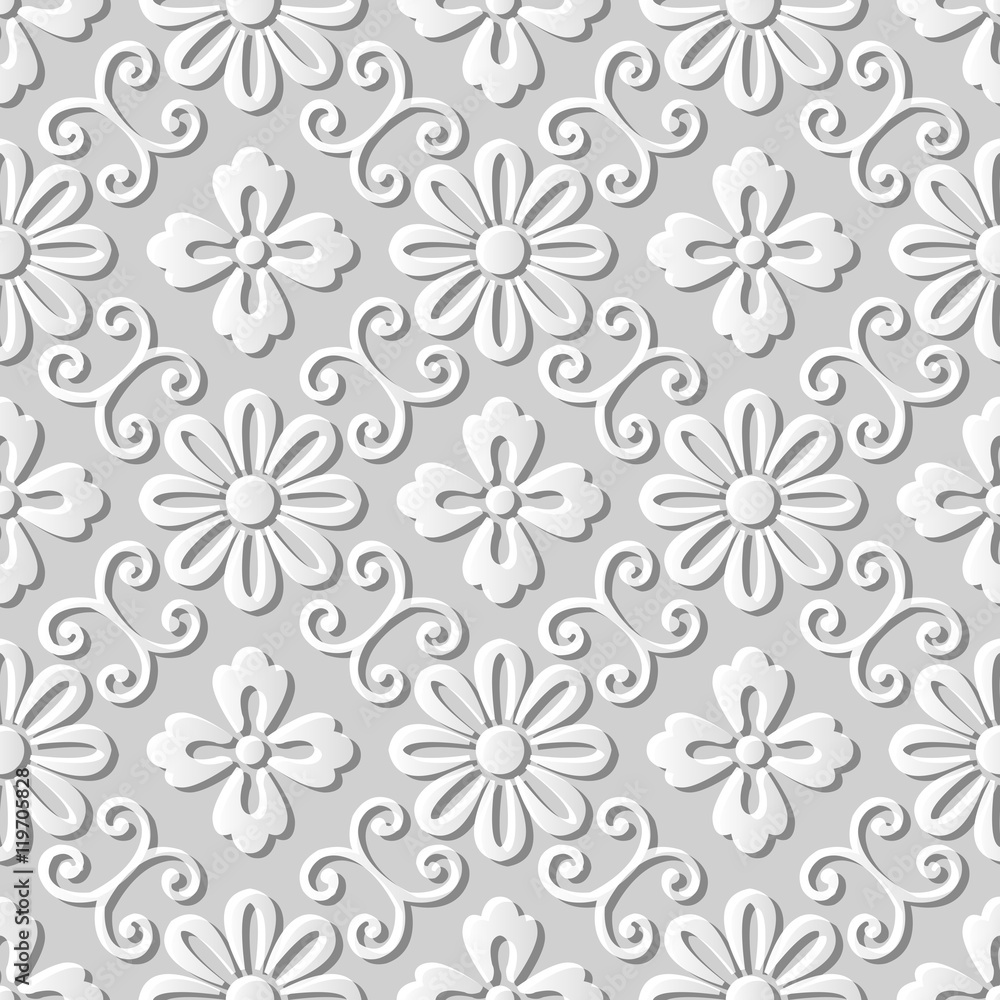 3D paper art 599 spiral vine round flower 3D paper art 599 spiral vine round flower