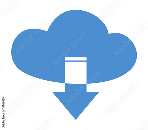 cloud download iconc