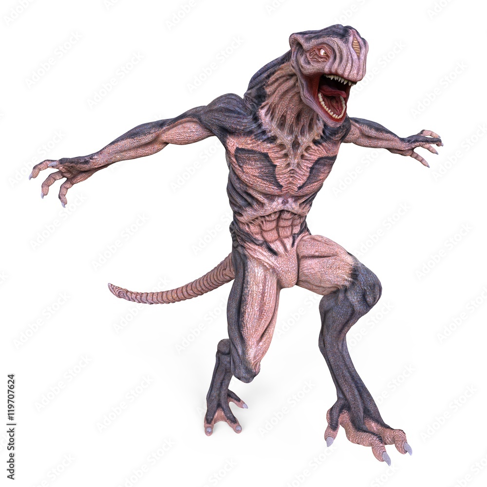Fototapeta premium 3D Illustration Monster
