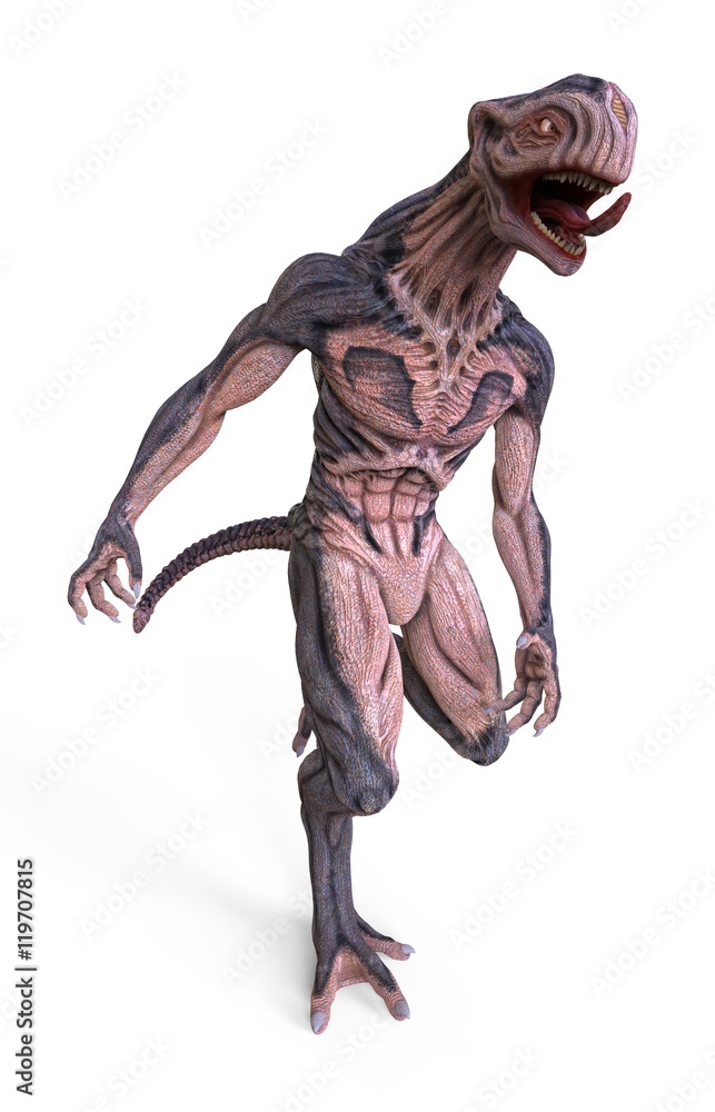 3D Illustration Monster 3D Illustration Monster