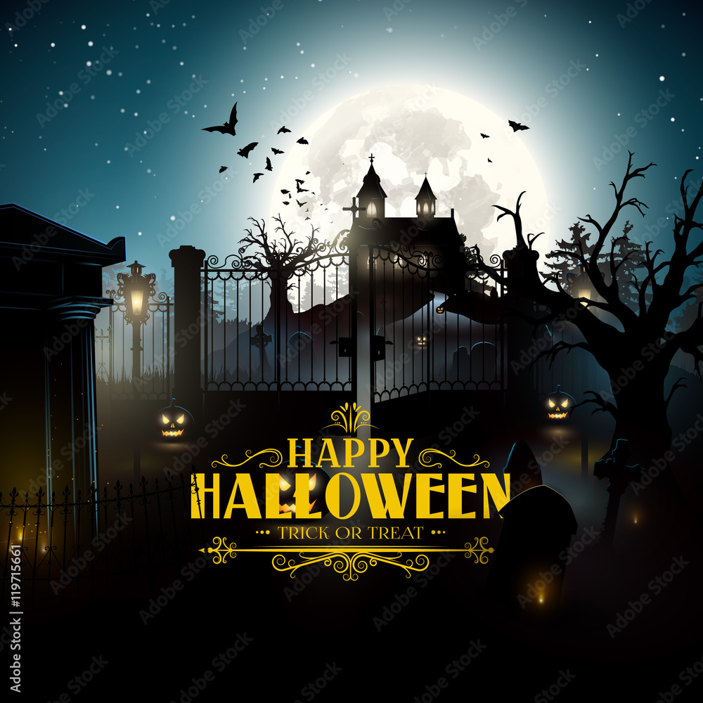 Fototapeta premium Halloween background