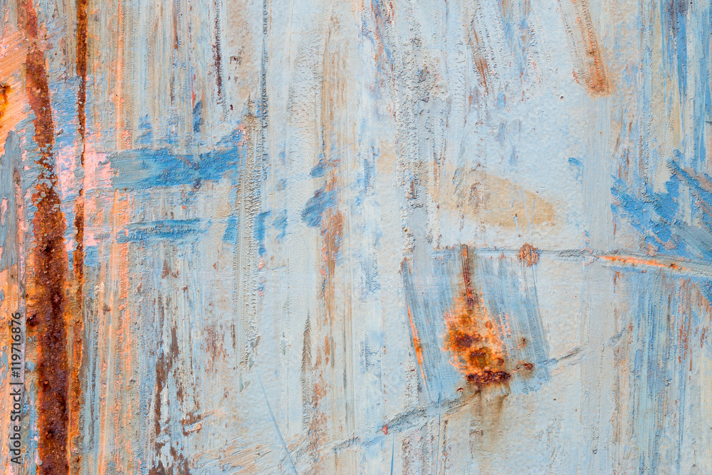 A background of peeling paint and rusty old metal A background of peeling paint and rusty old metal