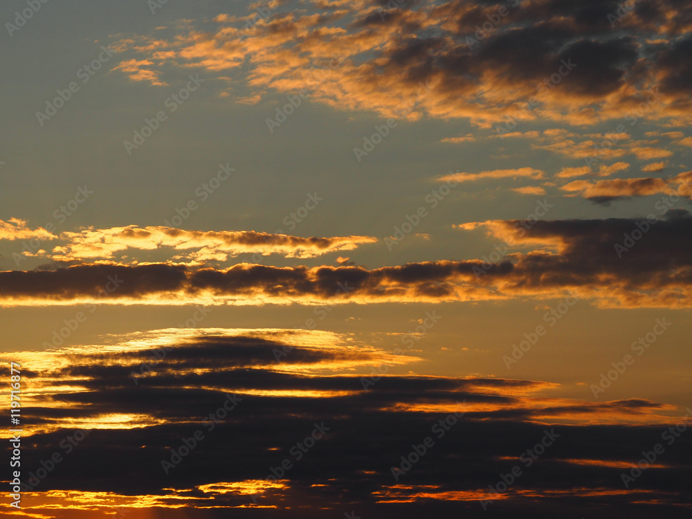 Clouds at sunset (backlit) Clouds at sunset (backlit)
