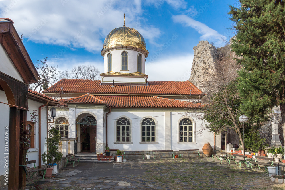 Golden Dome of The Fish Church, St. Mary the Annunciation, Asenovgrad,  Plovdiv Region, Bulgaria