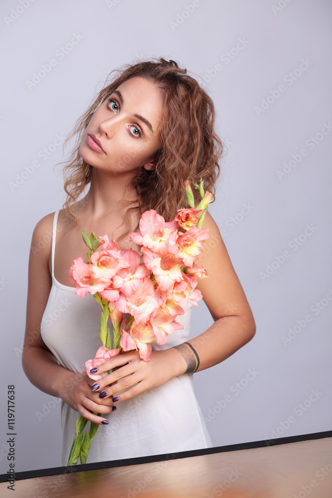 Portrait of a woman. Portrait of a woman.