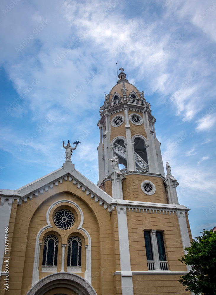 San Francisco de Asis Church in Casco Viejo - Panama City, Panama