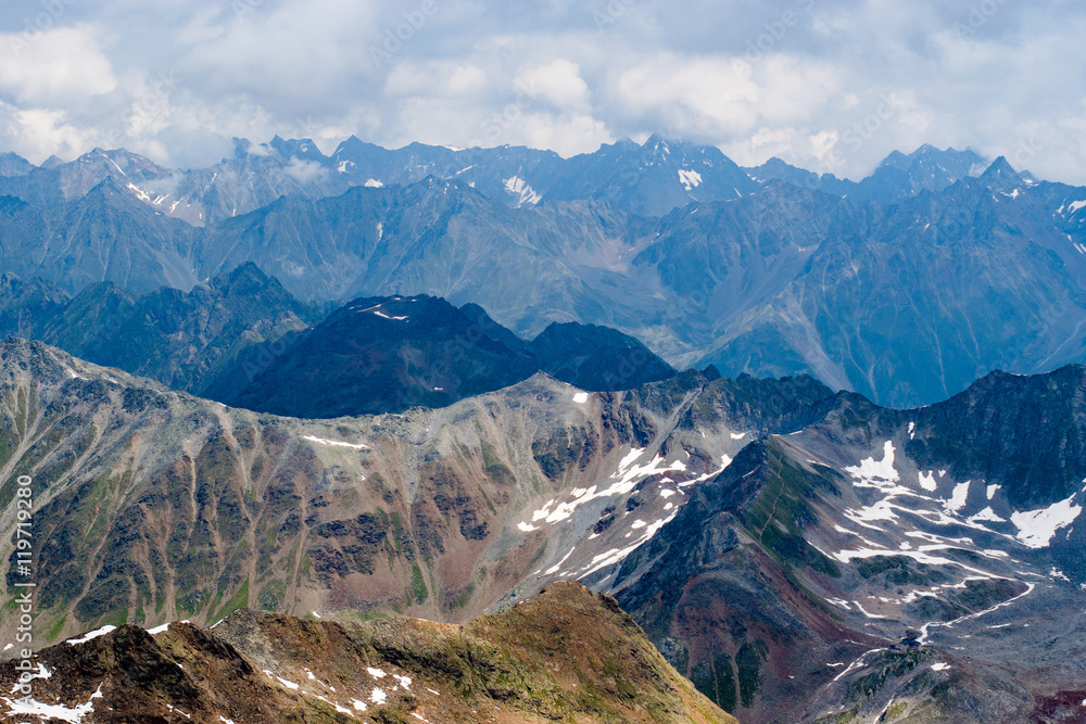 Fototapeta premium Oetztal mountains, Tirol
