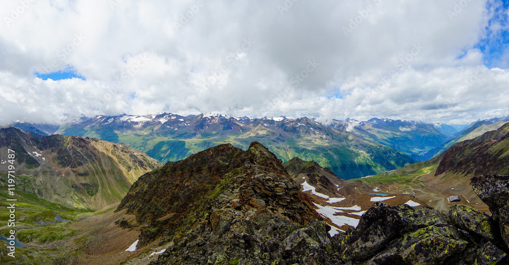 Fototapeta premium Oetztal mountains, Tirol