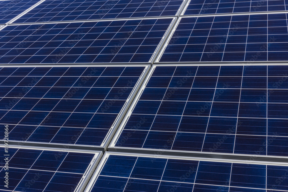 Solar Panel Farm. Corn Fields are Being Converted into Green Energy Areas Using Photovoltaic Cells IV Solar Panel Farm. Corn Fields are Being Converted into Green Energy Areas Using Photovoltaic Cells IV