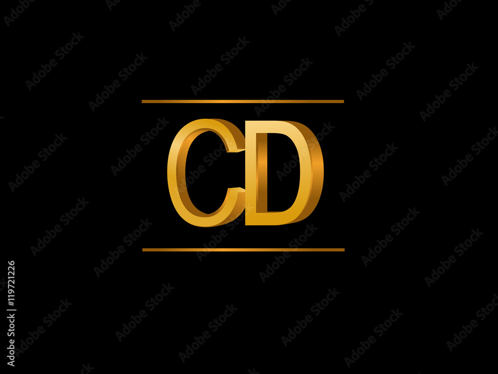 CD Initial Logo for your startup venture CD Initial Logo for your startup venture