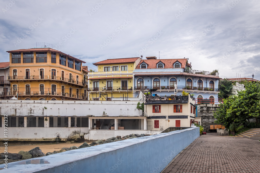 Old buildings in Casco Viejo - Panama City, Panama