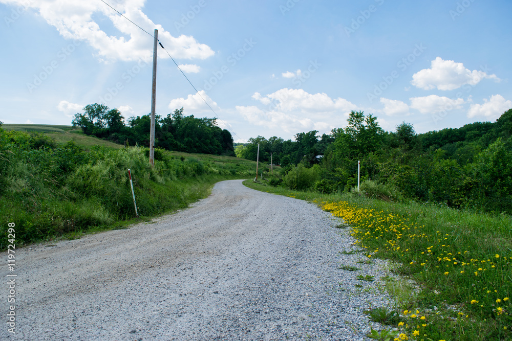 Country Roads through Glen Rock, Pennsylvania