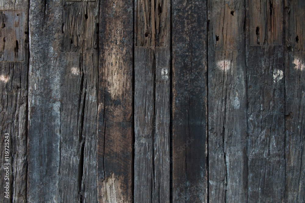 Naklejka premium Weathered Wood Background