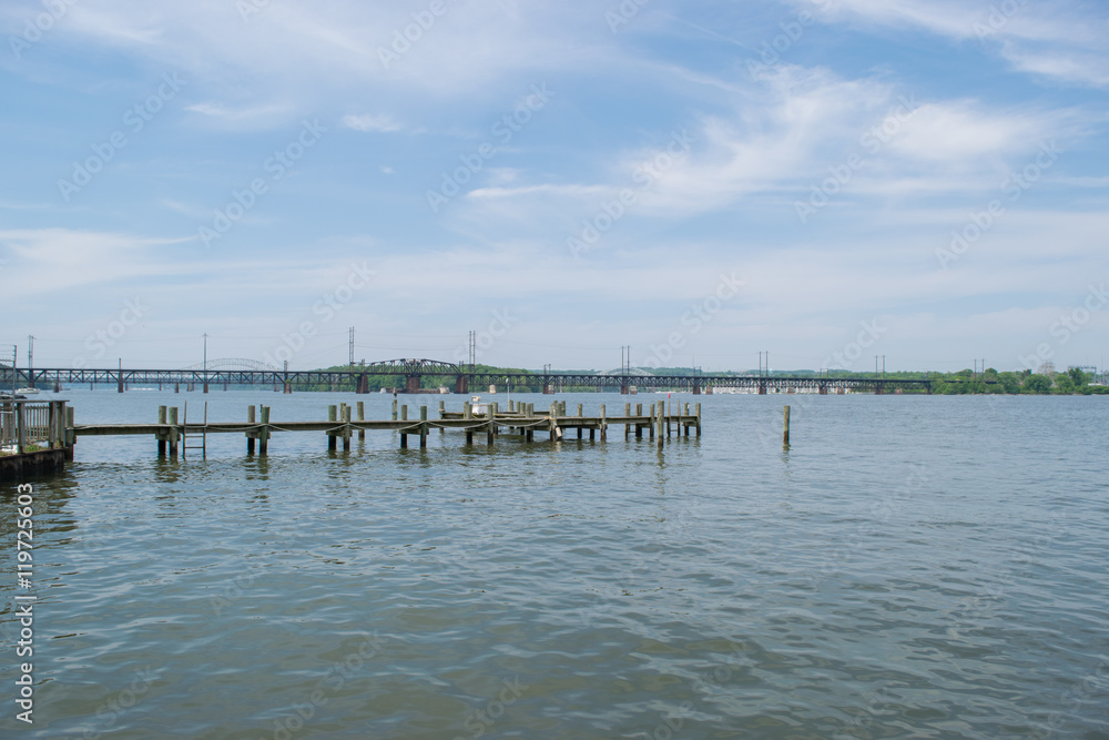 Havre De Grace, Maryland next to the Susquehanna River