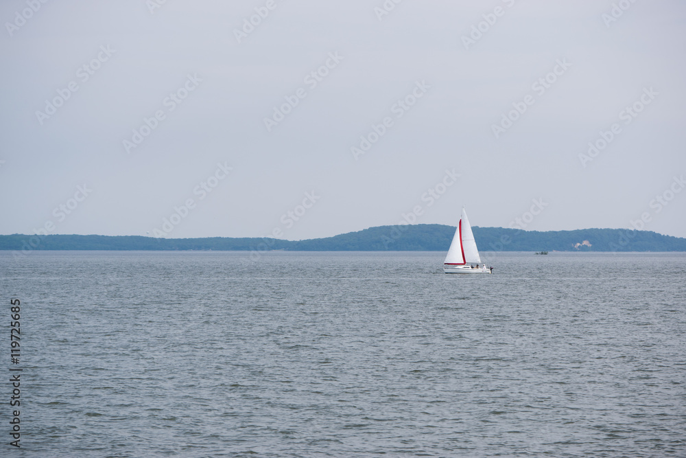 Naklejka premium Water Front Area in Havre De Grace, Maryland