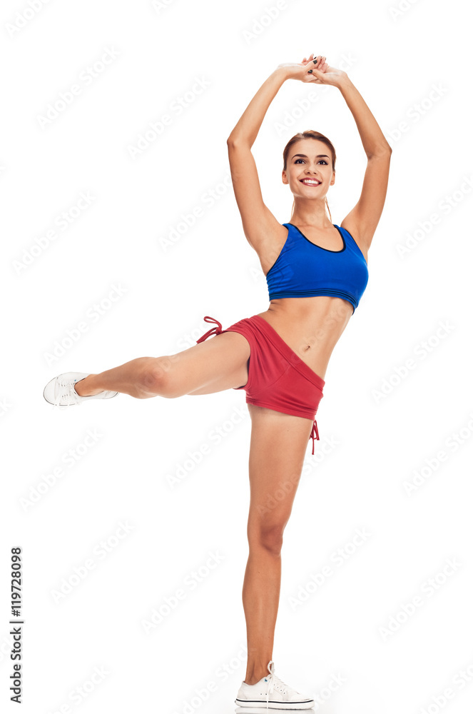 woman stretching legs woman stretching legs
