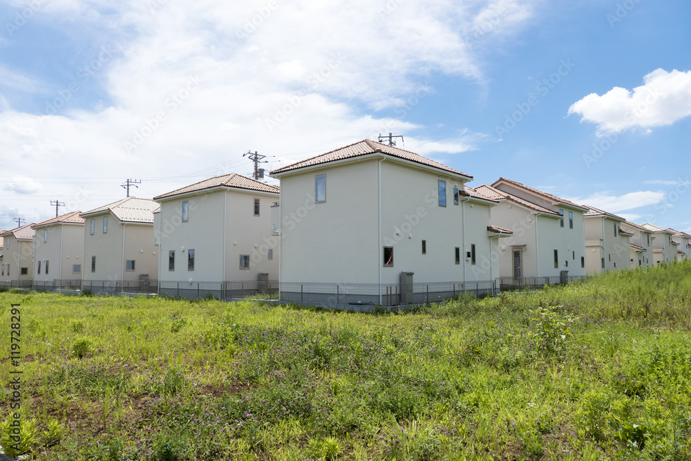 住宅 分譲住宅 宅地造成 完成 雑草 住宅 分譲住宅 宅地造成 完成 雑草