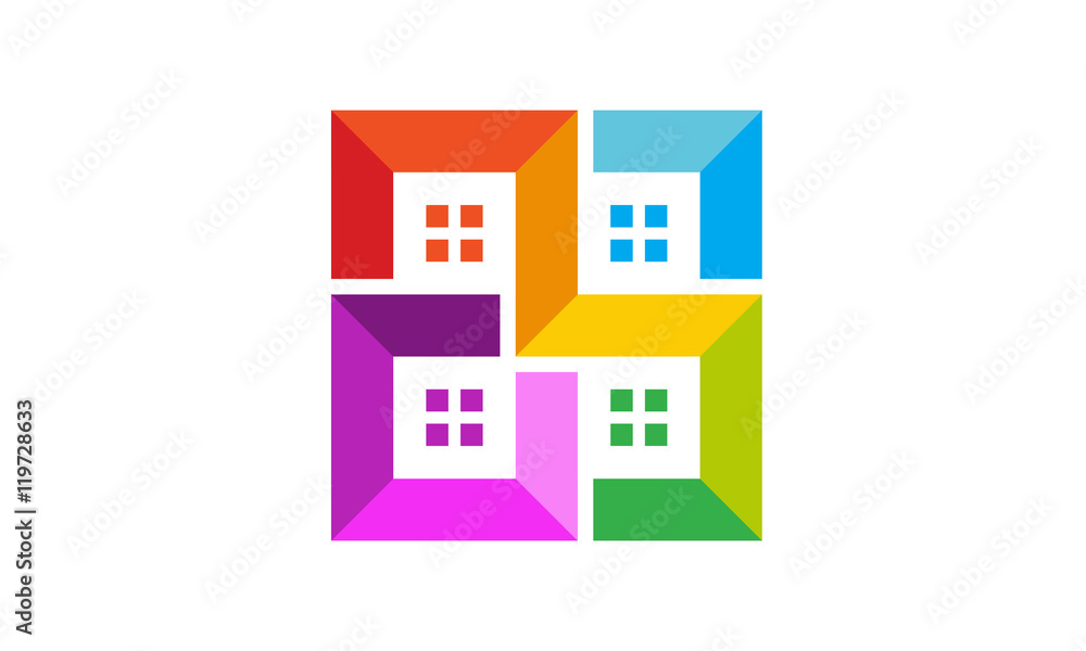Square home logo Square home logo