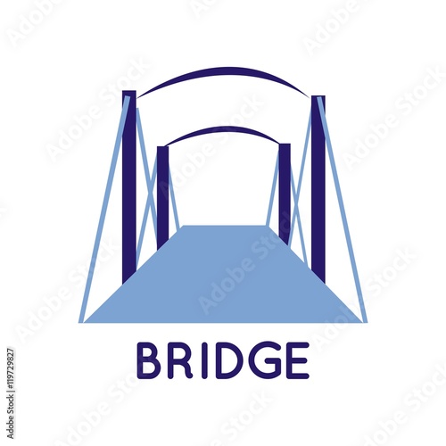 Bridge logo vector