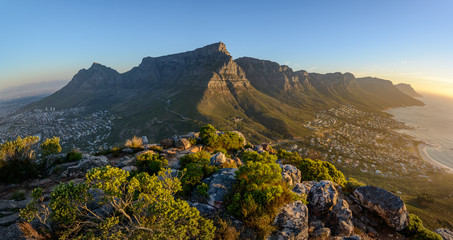 Crédence de cuisine Afrique Montagne de la Table au Cap  © Roger de la Harpe
