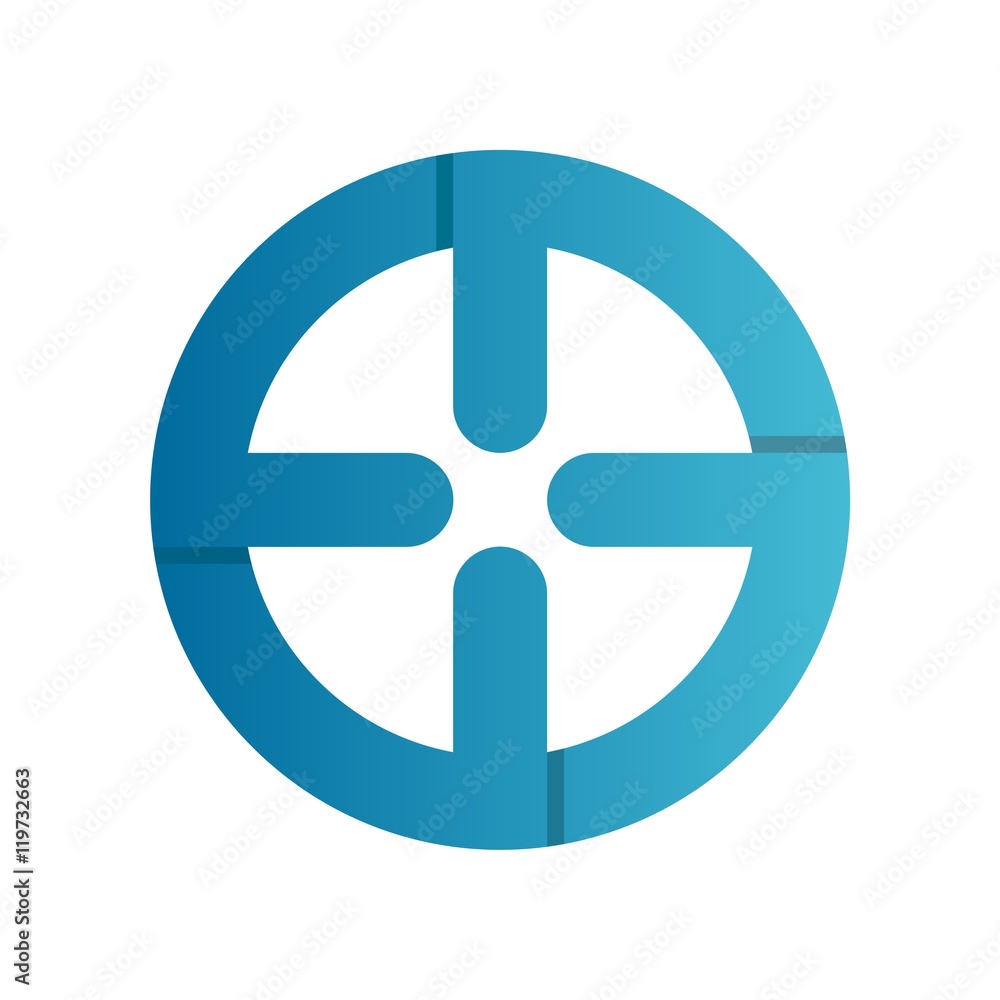Circle abstract logo vector Circle abstract logo vector
