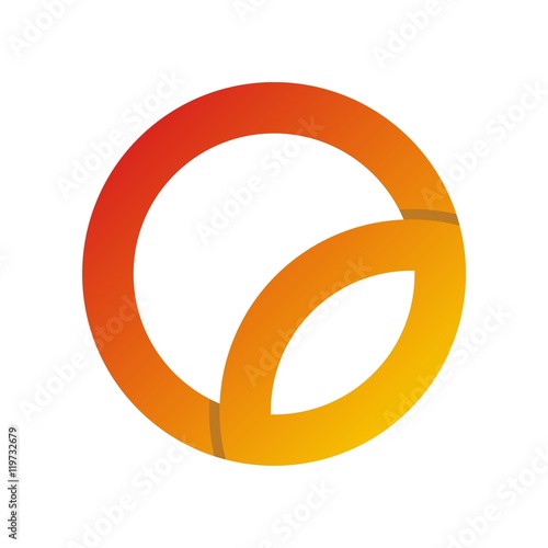 Circle abstract logo vector