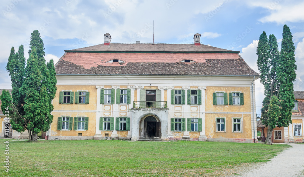 The old Palace Brukenthal Avrig, Romania